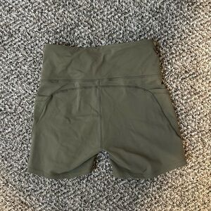 Green Amazon workout shorts
